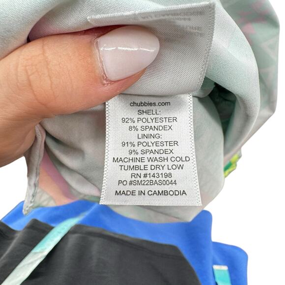 Chubbies Men's En Fuego 7" Southwestern Print Elastic Mesh Lined Swim Trunks - Picture 11 of 11